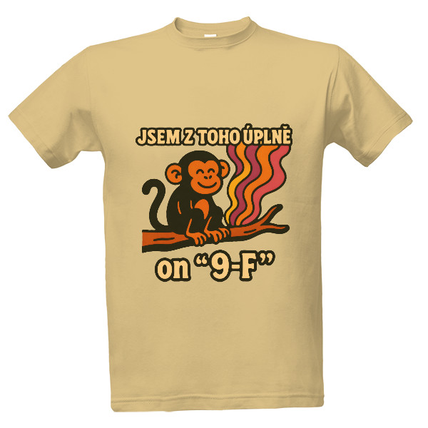 Tričko s potiskem Jsem z toho on 9-F